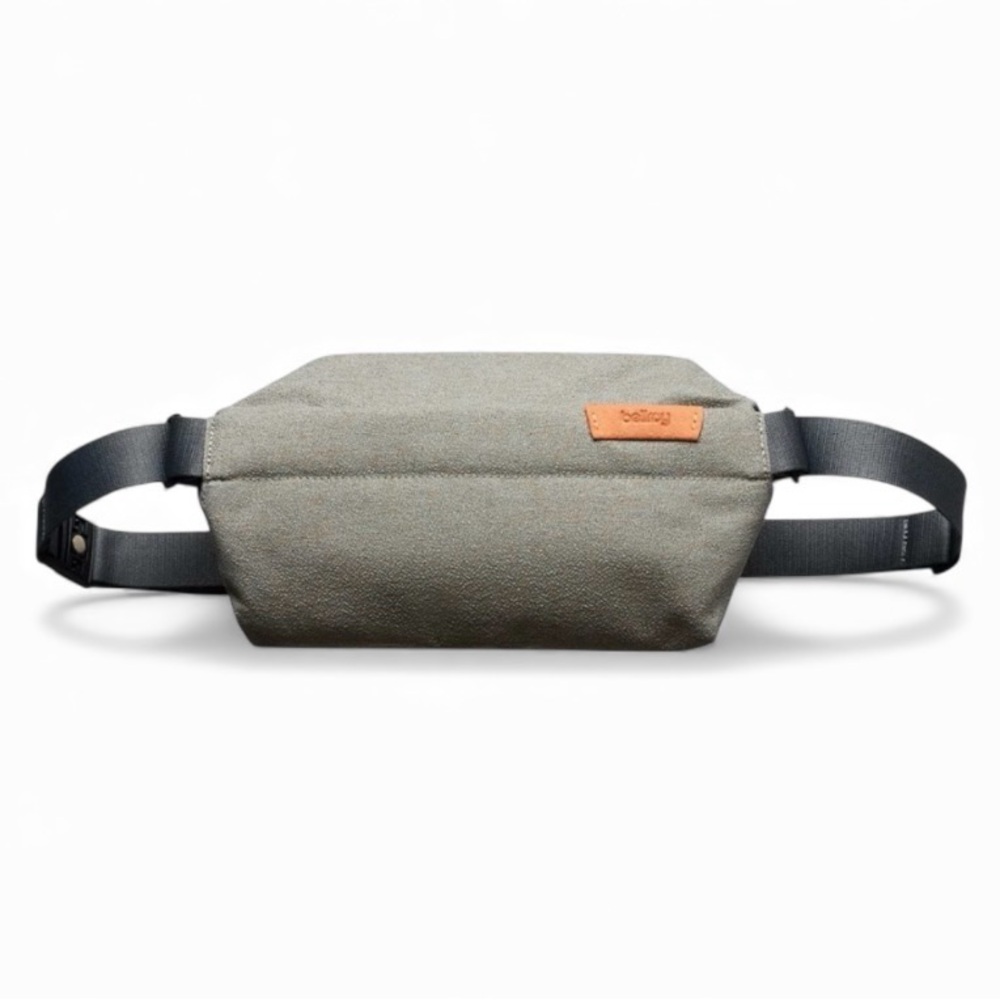 NWT Bellroy Sling Mini Sling, Belt and Crossbody Bag in Limestone